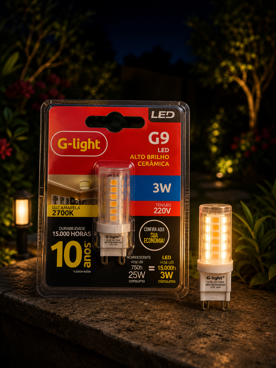 Lâmpada LED G9 3W G-light