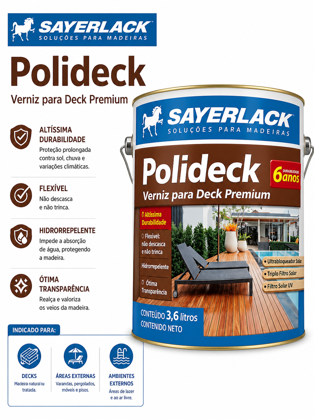 Polideck Verniz Premium