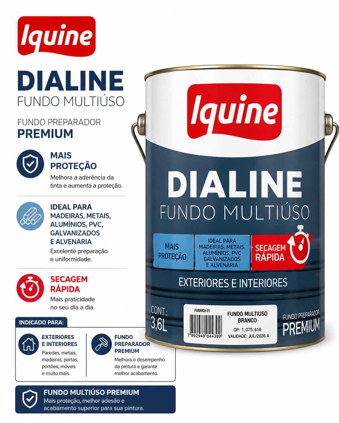 Fundo Preparador Dialine 3,6L
