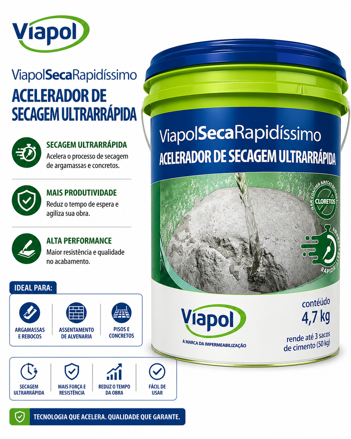 Viapol Seca Rapidíssimo