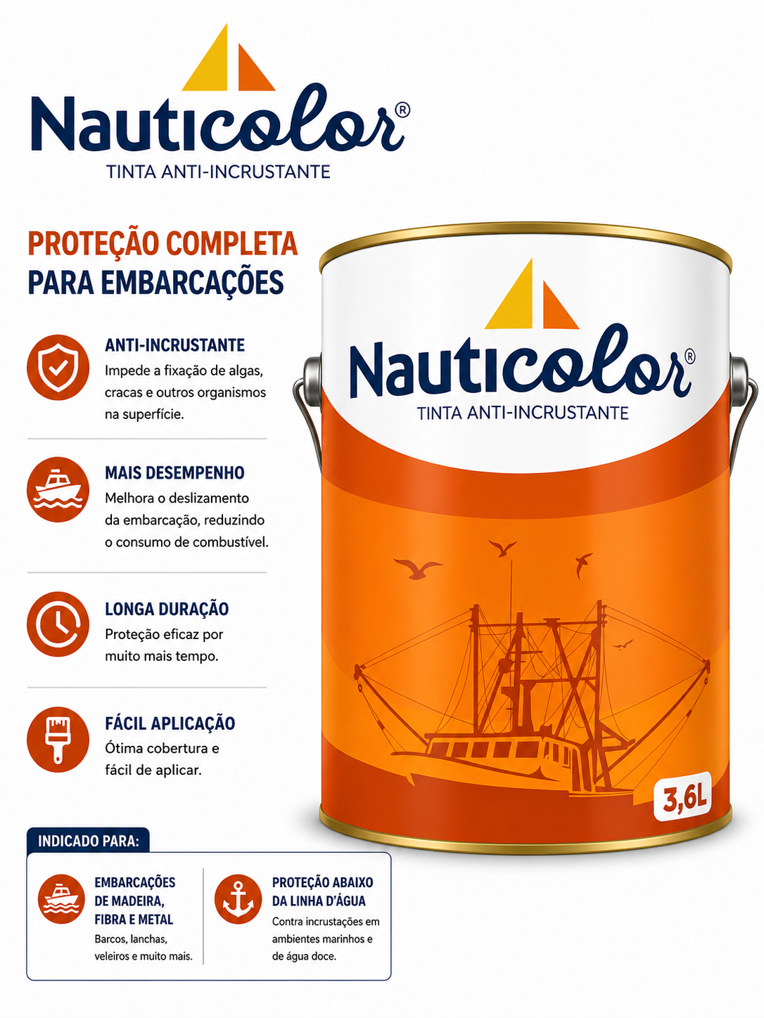 Nauticolor Tinta Anti-Incrustante
