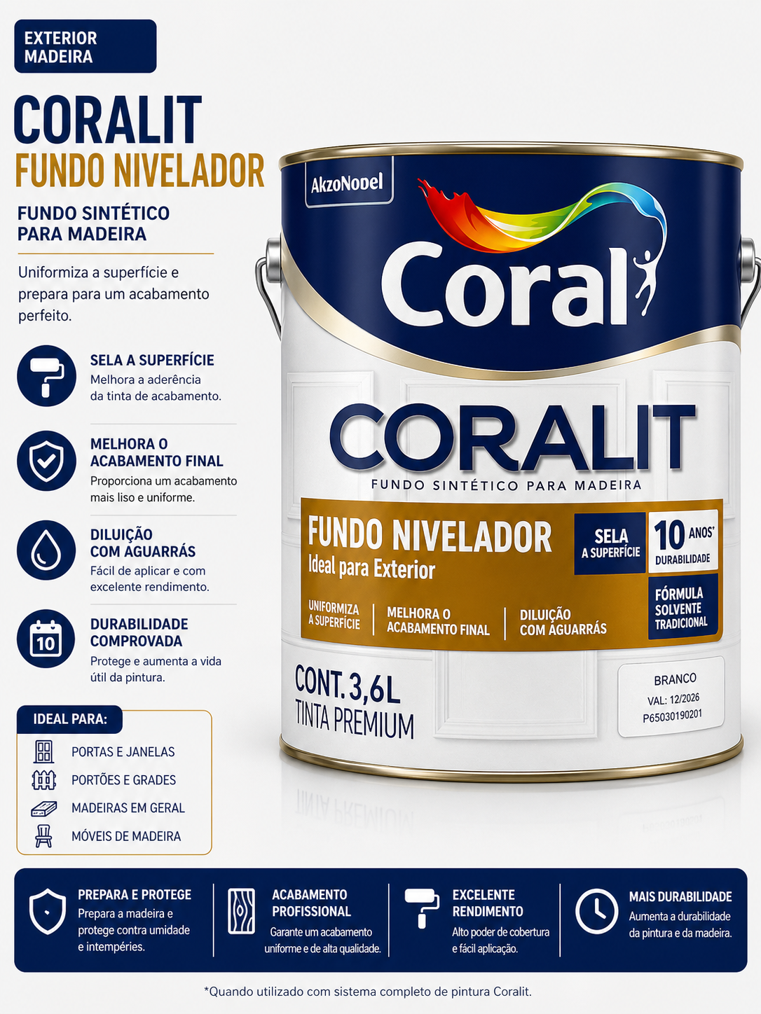 Coralit Fundo Nivelador