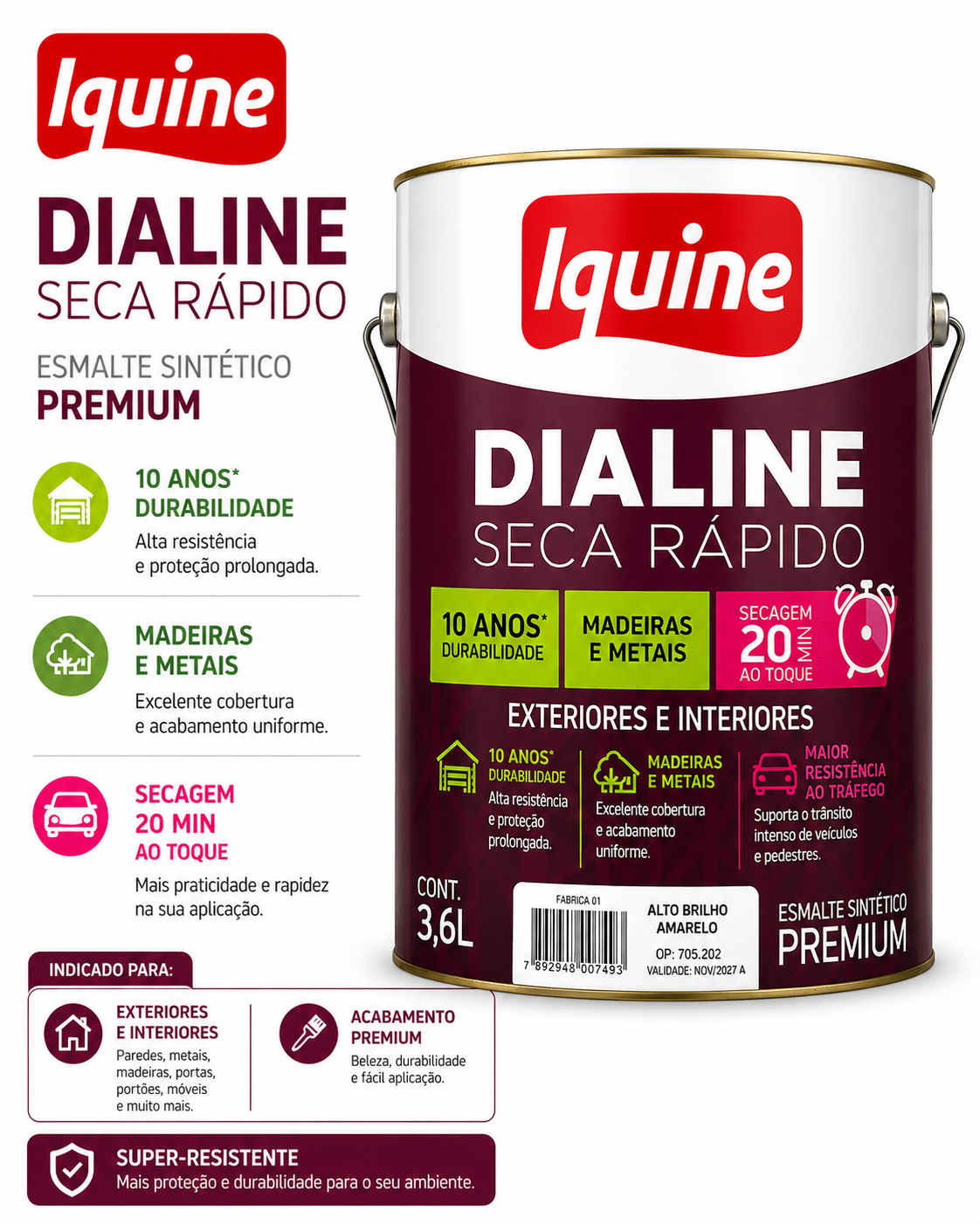 DIALINE Seca Rápido 3,6L