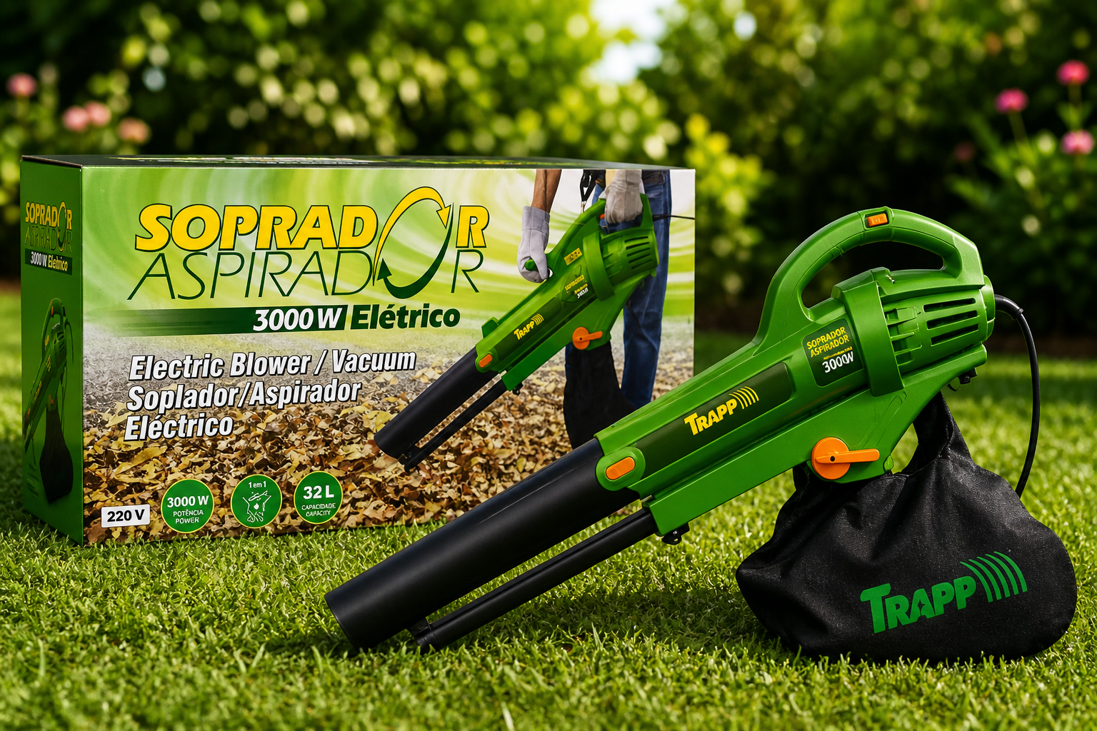 Soprador/Aspirador 3000W Elétrico Trapp