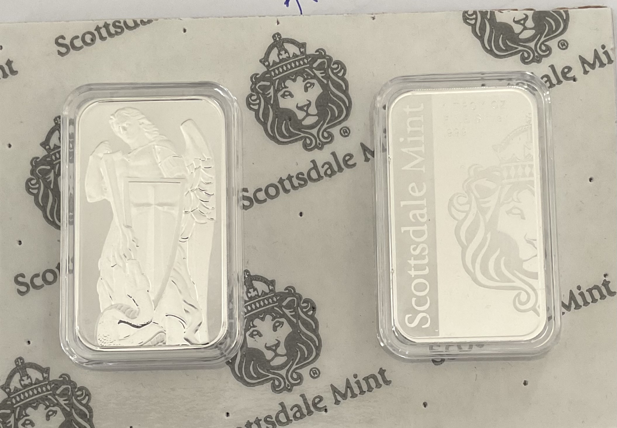 Scottsdale Mint Silver Bars (Archangel Michael)