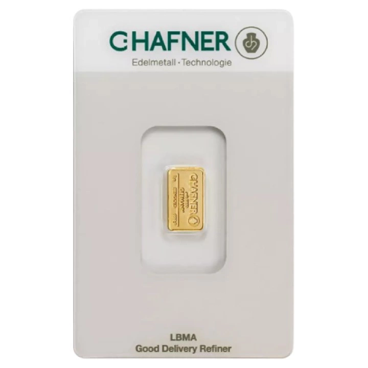 C. Hafner Gold Bar 1g