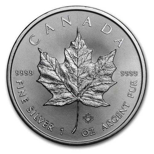 Canadian Silver Maple Leaf Coin 1oz
