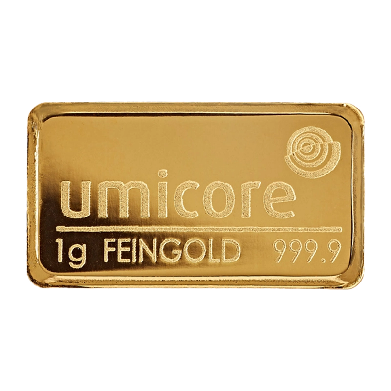 Umicore 1g Gold Bar