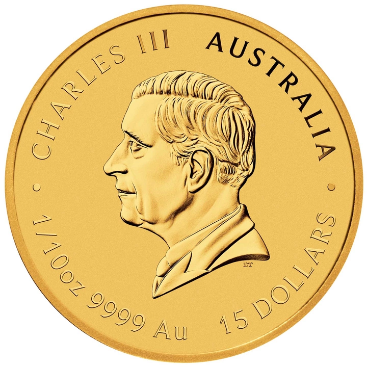  Perth Mint: Lunar III –  1/10 oz 2026 Lunar Year of the Horse Gold Coin