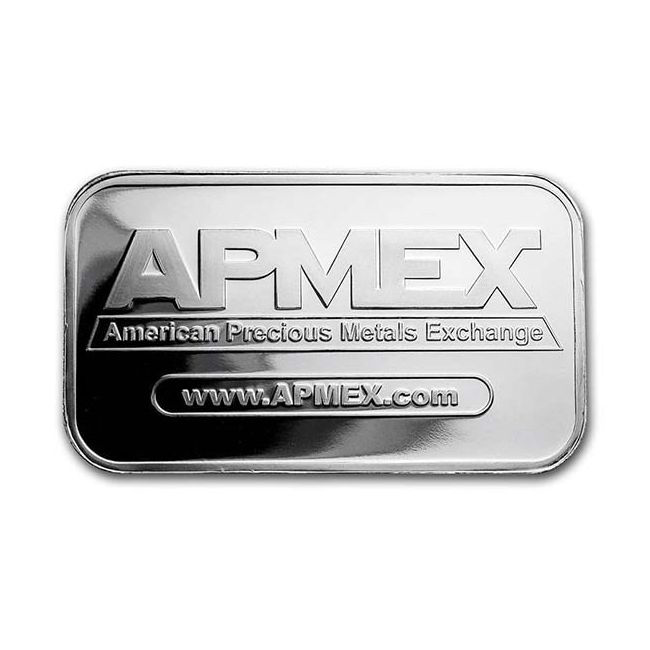 1 oz APMEX 999 Fine Silver Bar