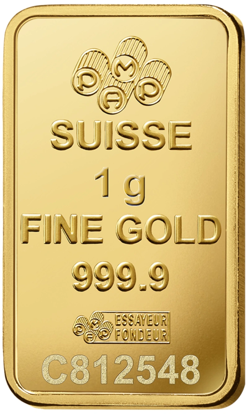 PAMP Gold Bar 1g