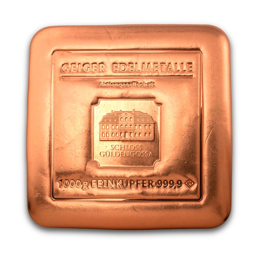 Schloss Guldengossa 1kg Copper Bar