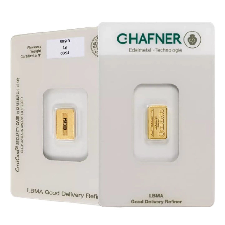 C. Hafner Gold Bar 1g