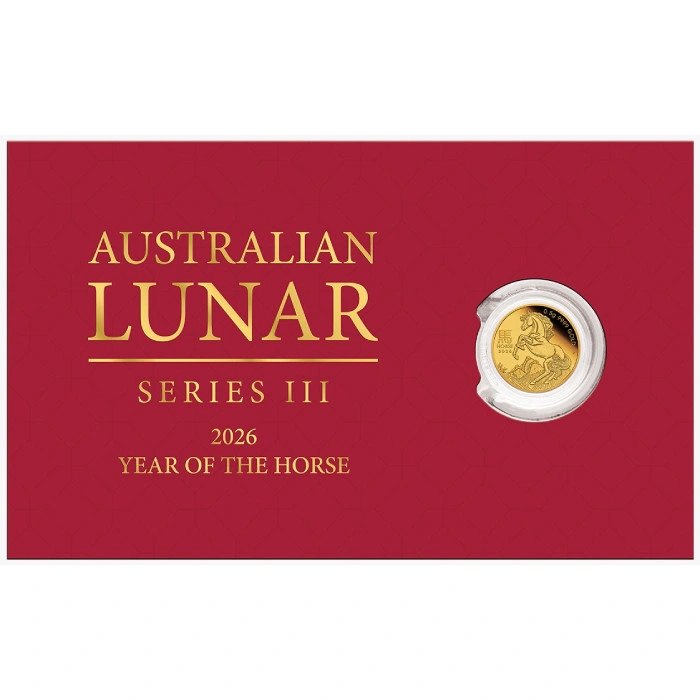 Australian Lunar Series III 0.5g Gold Coin 2026