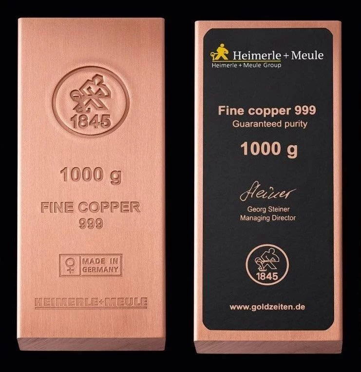 Fine Copper Bar 1000g