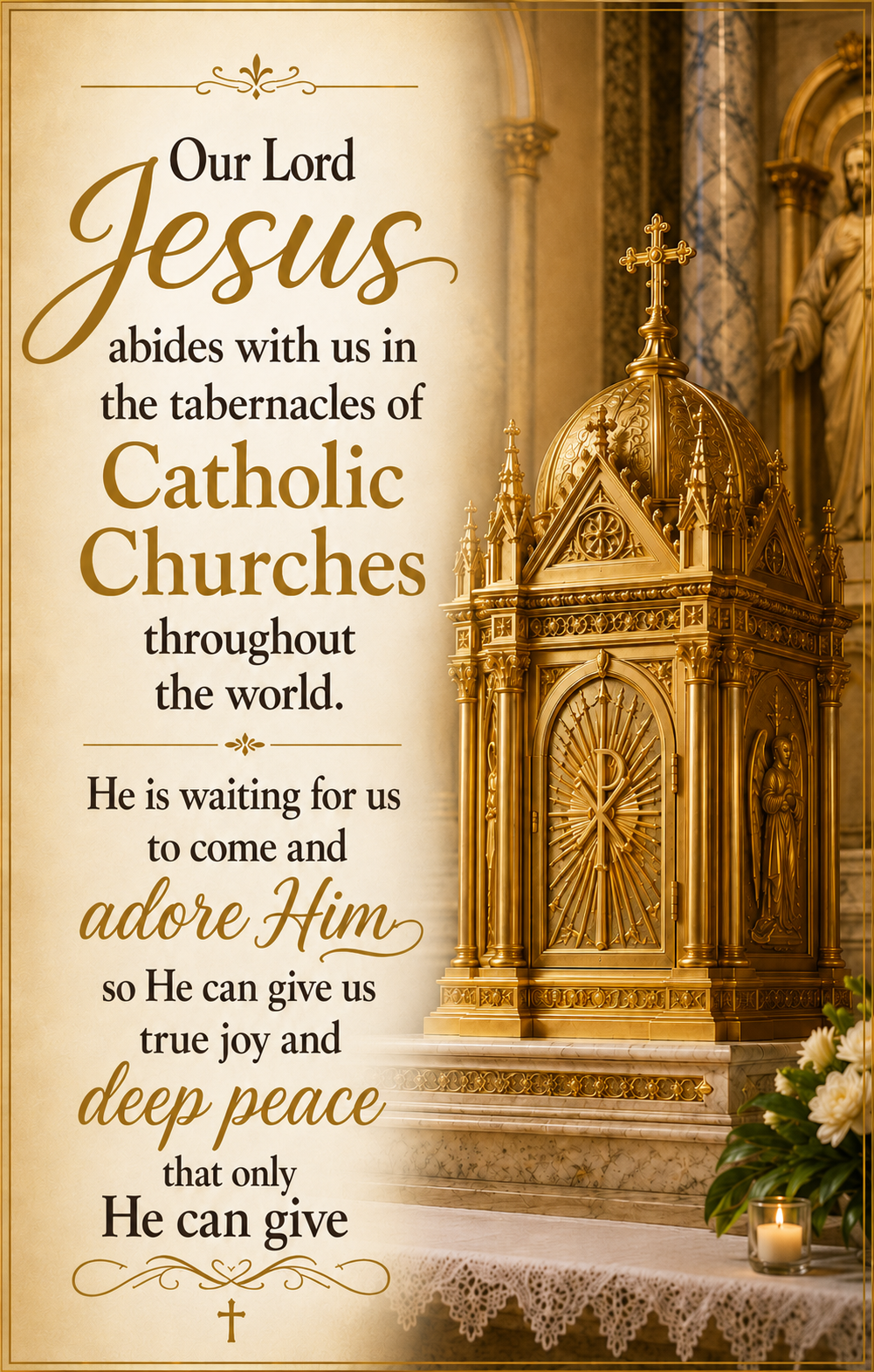 ...You Will Never Leave the Church