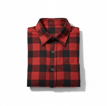 Red Plaid Flannel Shirt