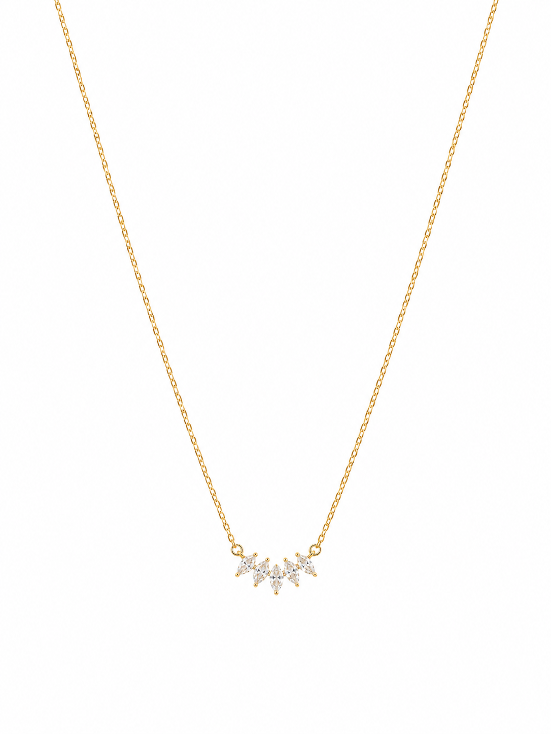 Elegant Gold Diamond Necklace