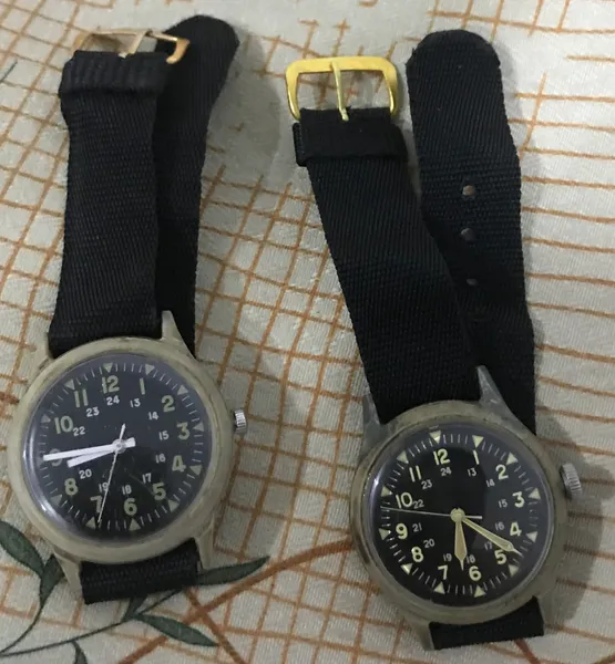 US Military Benrus Wristwatch [2pcs)