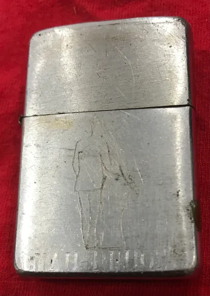 Vietnam War - Lover Áo Dài Zippo Lighter 1969