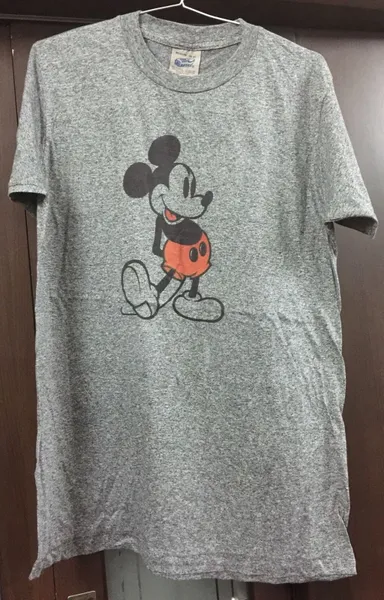 VINTAGE MICKEY MOUSE & JOE CAMEL ORIGINAL 80'S TRI-BLEND T-SHIRT SIZE - MEDIUM 38 - 40(7pcs)