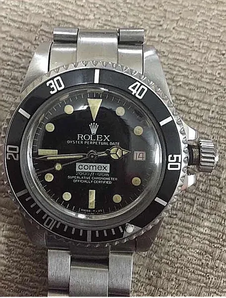 Reproduction US Military Rolex OysterPerpetual Comex 2000ft-610m Superlative Chronometer Officially Certified WristWatch (Swiss Remade)