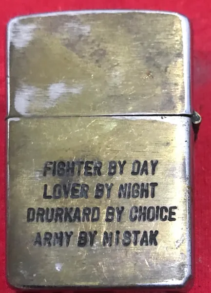 Vietnam War - US Military Zippo Lighter Saigon 68-69