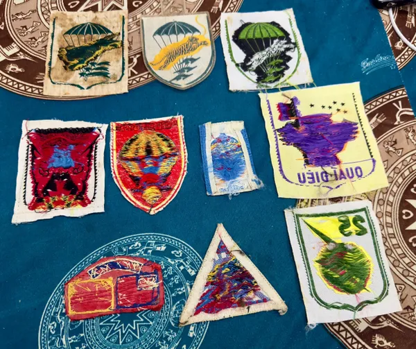 ARVN South Vietnamese Special Forces - AirBorne- Beogam-Infantry- Vietnam AMERICA Flag Patches (10pcs)