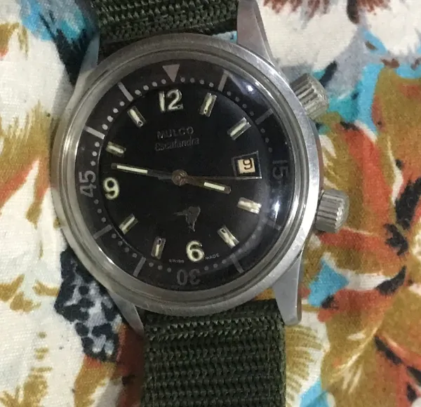 Rare vintage diver Mulco Escafandra Super Compressor