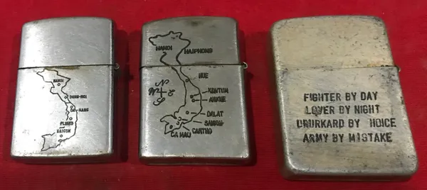 Vietnam War - US Military Airborne,2 Maps Lighter