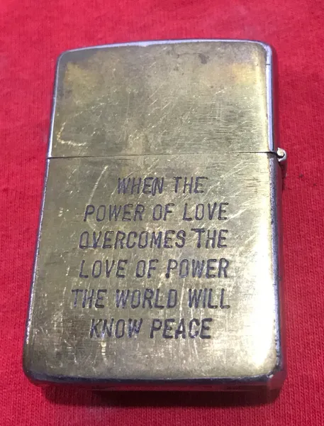 Vietnam War - US Military 9th Div Zippo Lighter In Danang 1967-68