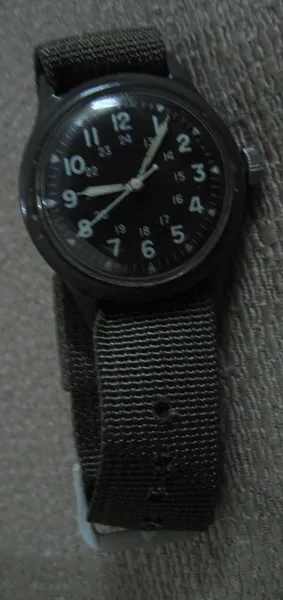 ORIGINAL US Military Benrus MIL-W-46374 Wristwatch (APR 1969) 