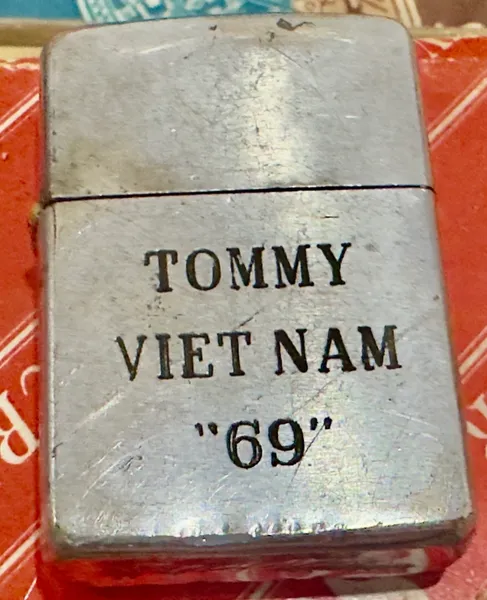 Vietnam War- US Military * PlayBoy “ Tommy Vietnam 69 Zippo Lighter