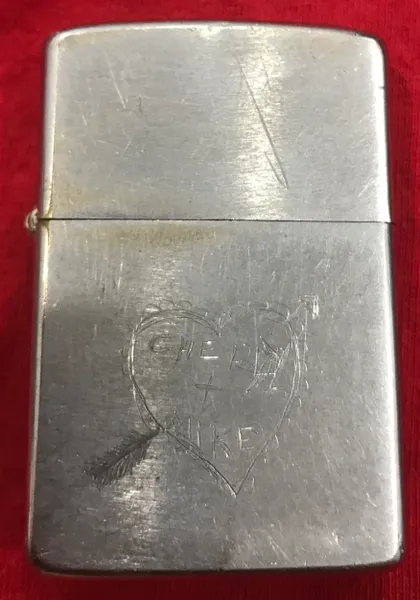 Vietnam War - Chery & Mike In Love war Zippo Lighter