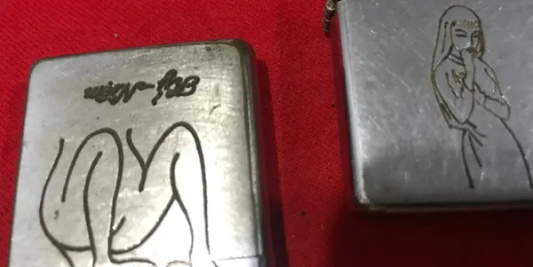 Vietnam War - Nude Girls Zippo Lighter (3pcs)