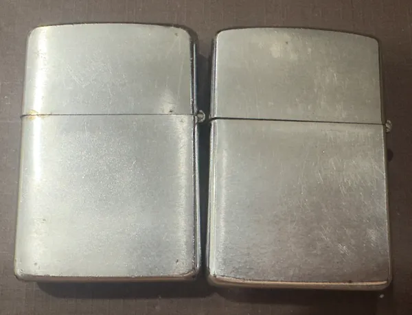 Vietnam War -South vietnam Navy USS HANCOCK CVA -19 &USS WEISS APO-135 Zippo Lighter (2pcs)