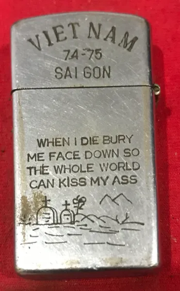 US Military SEA WORLD Zippo Lighter Late War