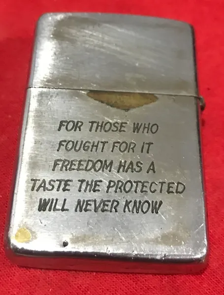 Vietnam War- Dalat " Special Forces " Zippo Lighter