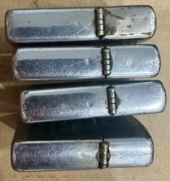 Vietnam War - US Military Peace Nhatrang -Helicopter Para Jumps Airborne - Saigon Map “ Qui Nhon & Dalat “ Zippo Lighter( 4pcs)
