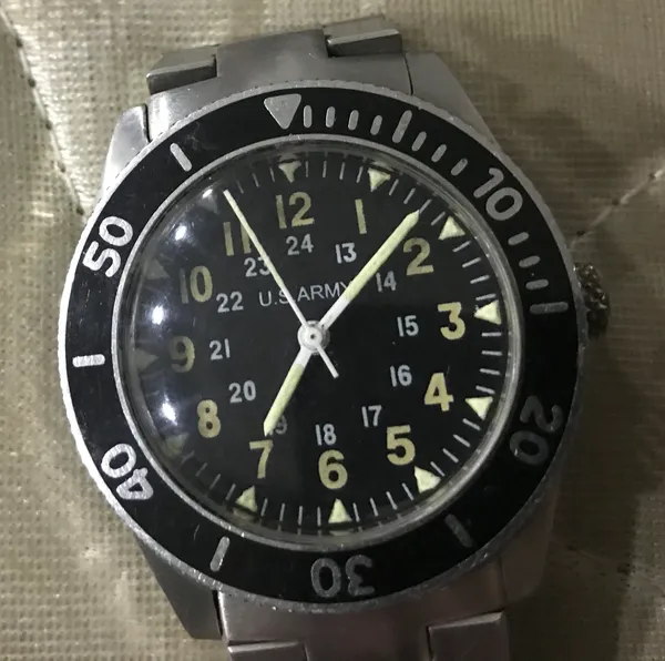 US ARMY BRAND SWISS ARMY STAINLESS STEEL WATCHBAND Wristwatches NO LUMIOUS