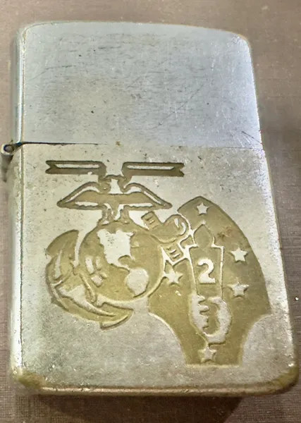 Vietnam War - US Military USMC MAAG Zippo Lighter