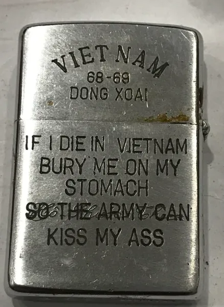 Vietnam War -Nude Girls 68-69 Zippo Lighter