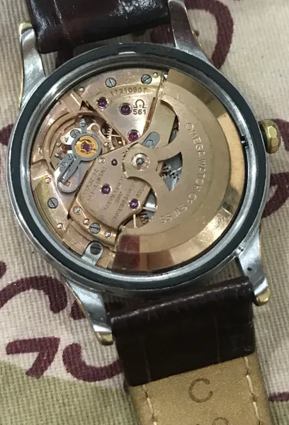 Original Vintage De luxe Omega Constellation * Automatic Chronometre Officially Certificated Watches " Two metal " Gold/Steel" Model :1950