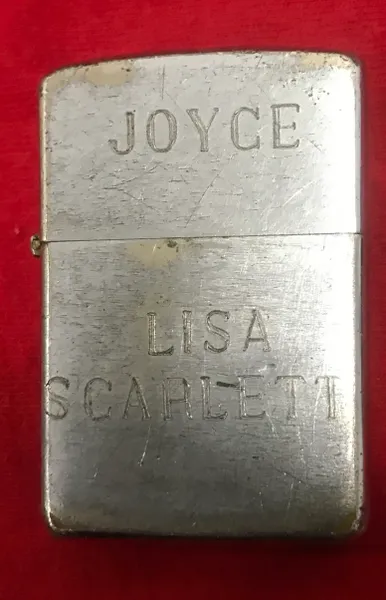 Vietnam War - US Military Joyce Lisa Scalett combat in danang 1971-72 Zippo Lighter