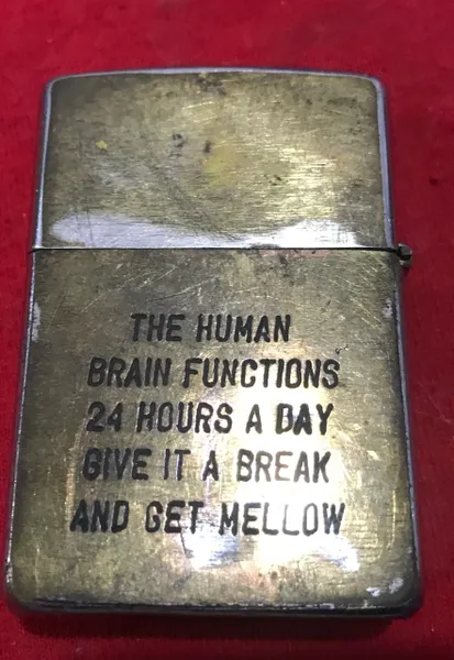 Vietnam War -US Military Enlisted Men Zippo Lighter Danang 1968-69