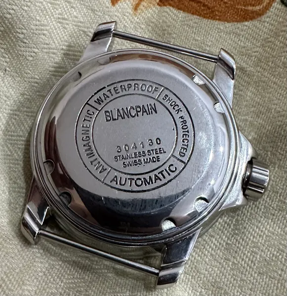  US Military FIfty Fathoms BLANCPAIN AQUA LUNG WristWatch ( Green Dial)