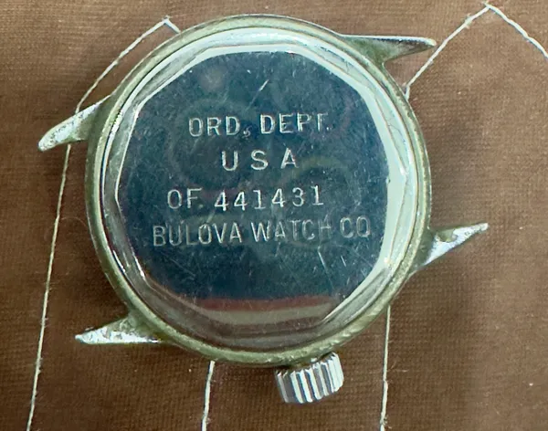 Vietnam War-US Military Bulova 24hrs 30 Jewels WristWatches