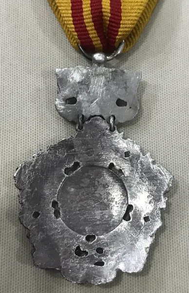 South Vietnam Rare " National Order " Medal (Special Version) Sterling Silver