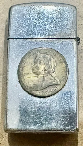 Vietnam War - Royal Queen England Victoria T Diamond Zippo Lighter Mini