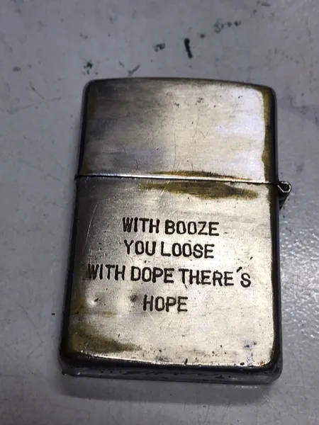 Vietnam War- Peace & Love IN WarTime Zippo Lighter
